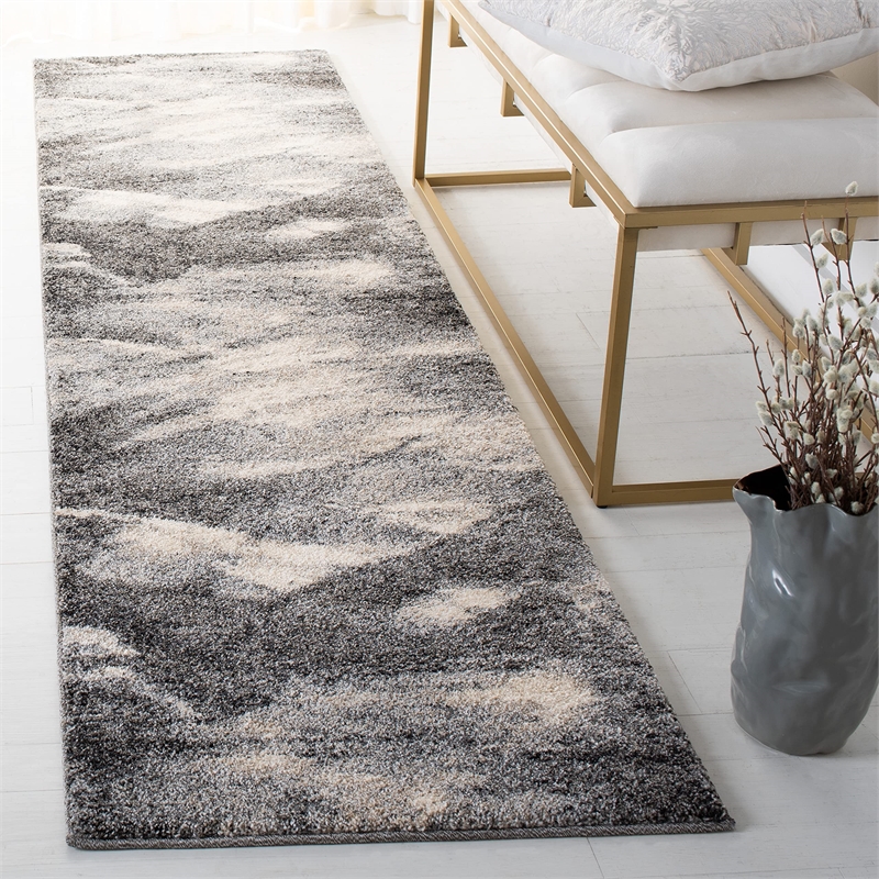 Safavieh Retro Grey Contemporary Rug - Runner 2'3