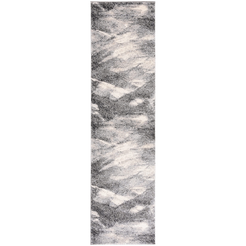 Safavieh Retro Grey Contemporary Rug - Runner 2'3