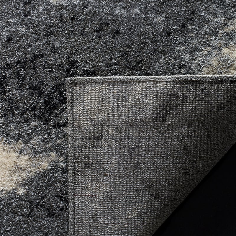 Safavieh Retro Grey Contemporary Rug - Runner 2'3