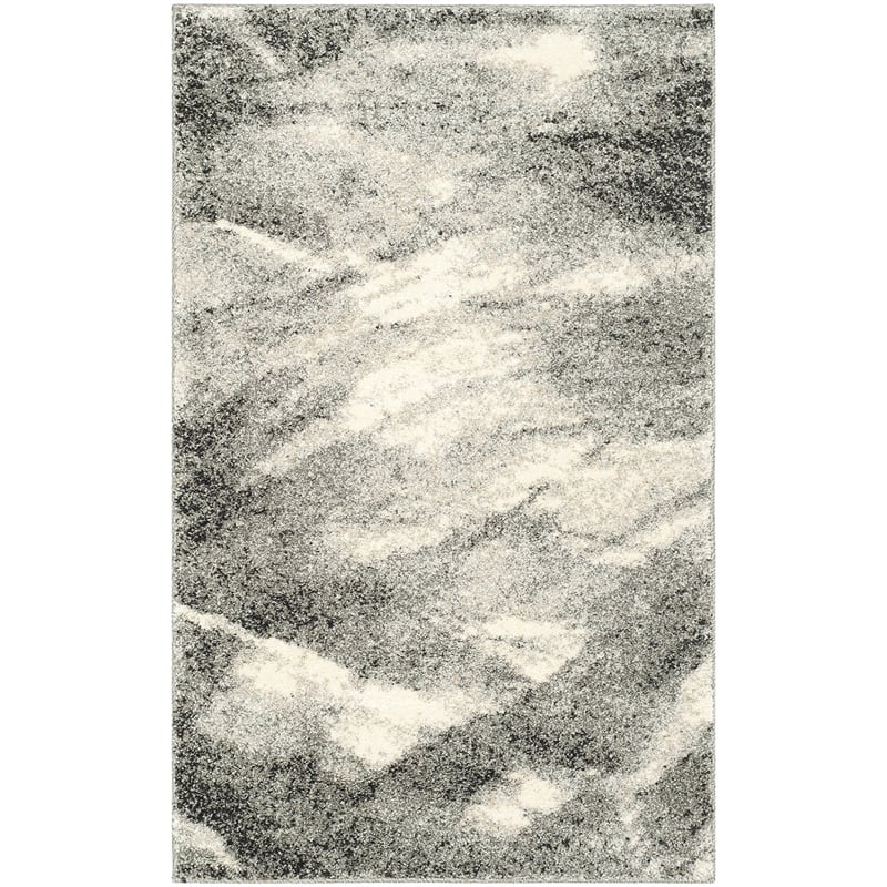 Safavieh Retro Grey Contemporary Rug - Runner 2'6