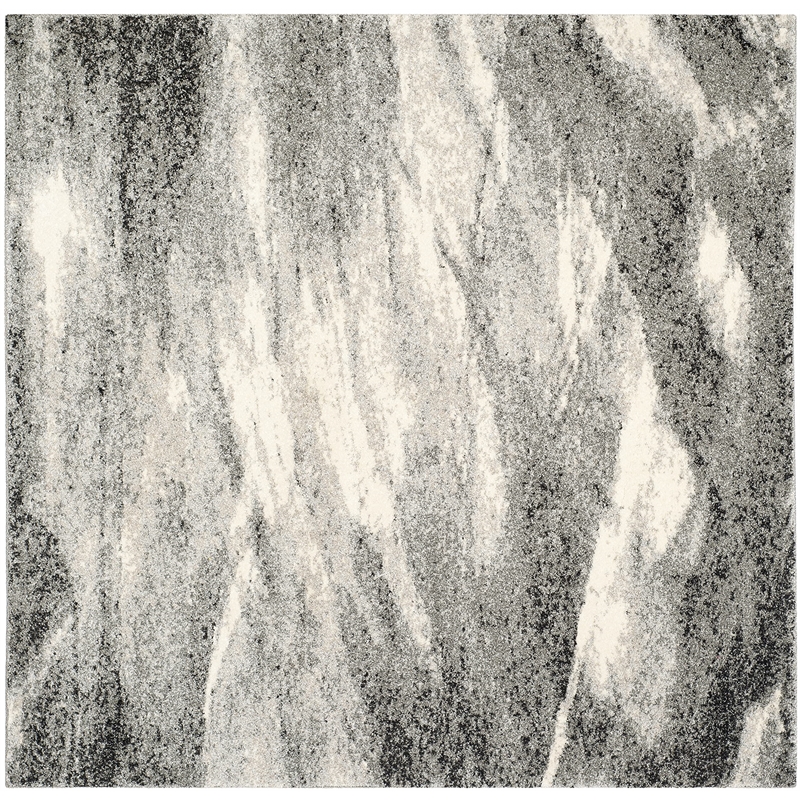 Safavieh Retro Grey Contemporary Rug - Square 6'