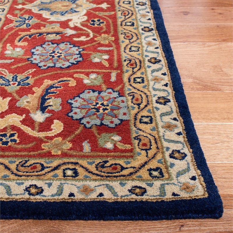 Safavieh Royalty Navy Contemporary Rug - 4' x 6'