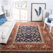 Safavieh Royalty Navy Contemporary Rug - 6' x 9'