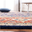 Safavieh Royalty Navy Contemporary Rug - 6' x 9'