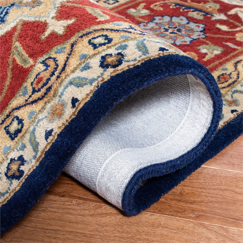Safavieh Royalty Navy Contemporary Rug - 6' x 9'