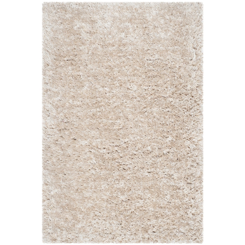 Safavieh South Beach Shag Snow White Shag Rug - 2' x 3'