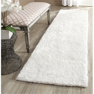 Safavieh South Beach Shag Snow White Shag Rug - Runner 2'3&quot x 8'