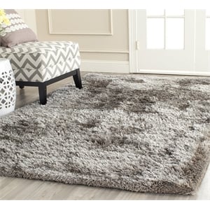 Safavieh South Beach Shag Silver Shag Rug - 4' x 6'