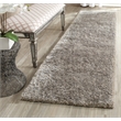 Safavieh South Beach Shag Silver Shag Rug - Runner 2'3