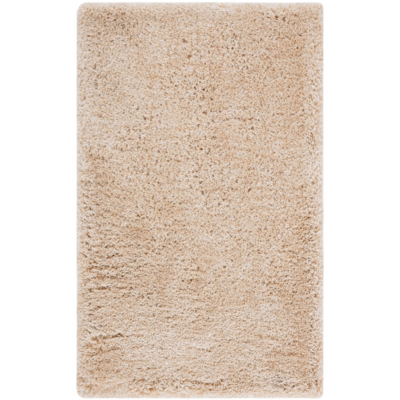 Safavieh South Beach Shag Latte Shag Rug - 4' x 6'