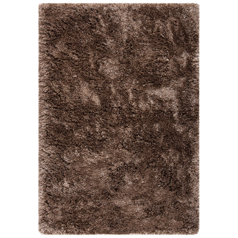 Safavieh South Beach Shag Latte Shag Rug - 5' x 8'