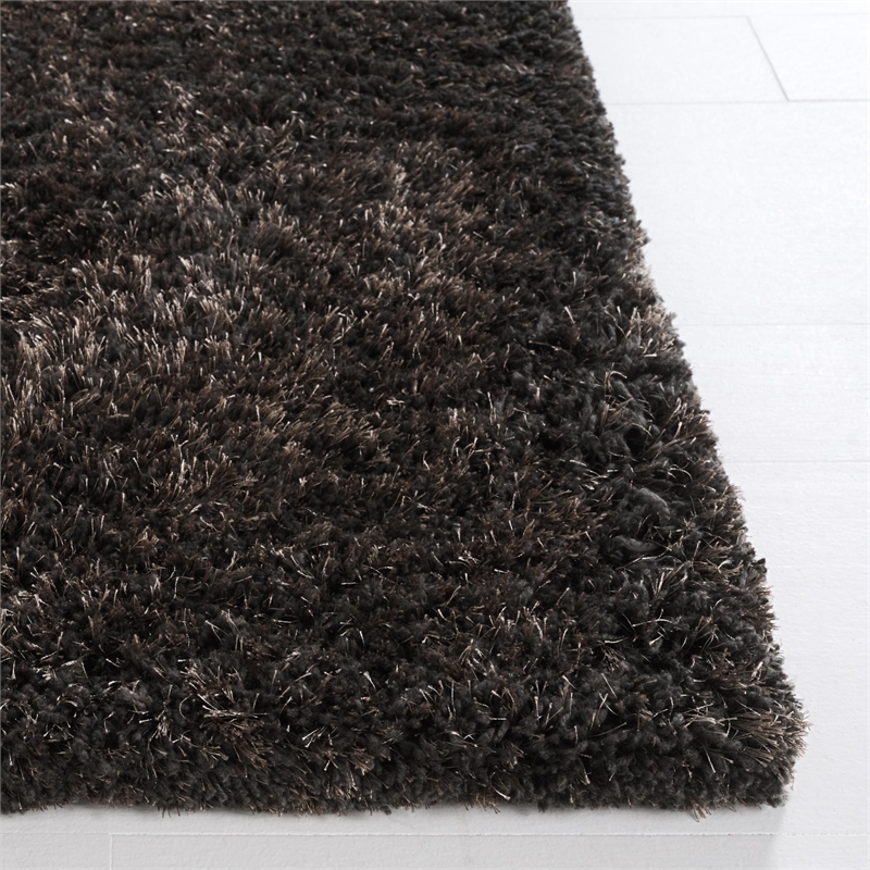 Safavieh South Beach Shag Charcoal Shag Rug - 4' x 6'