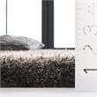 Safavieh South Beach Shag Charcoal Shag Rug - 5' x 8'