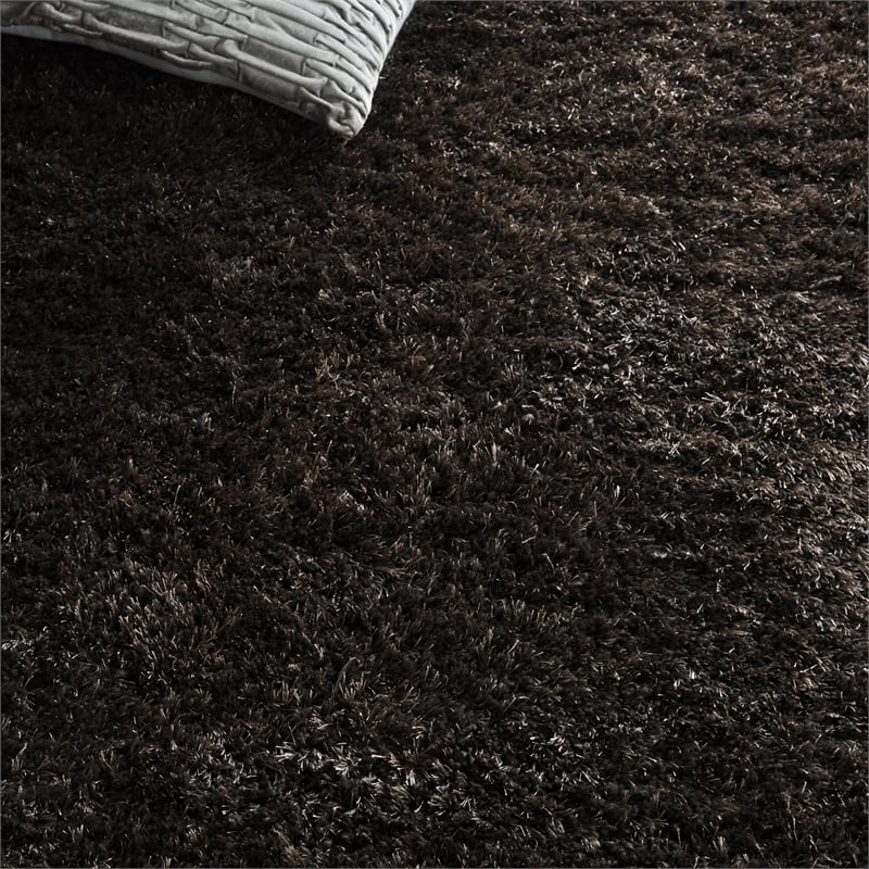 Safavieh South Beach Shag Charcoal Shag Rug - 8' x 10'