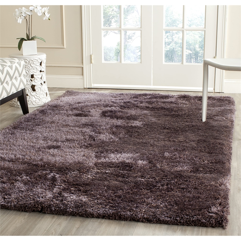 Safavieh South Beach Shag Lavander Shag Rug - 4' x 6'