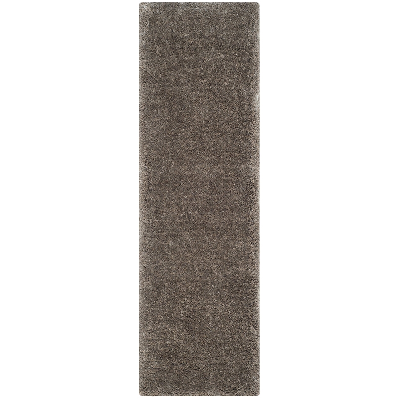 Safavieh South Beach Shag Silver Shag Rug - Runner 2'3