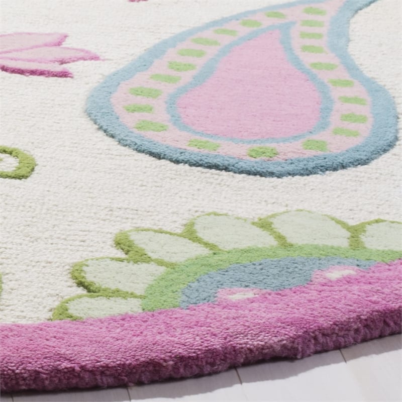 Safavieh Ivory Novelty Rug - Round 8'