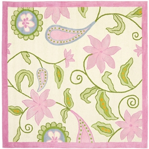 Safavieh Ivory Novelty Rug - Square 5'