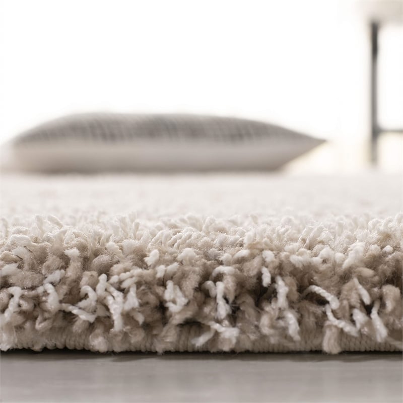 Safavieh California Shag Beige Shag Rug - Runner 2'3