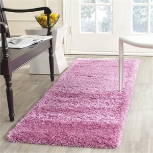 Safavieh Shag Pink Shag Rug - Runner 2'3&quot x 11'7&quot