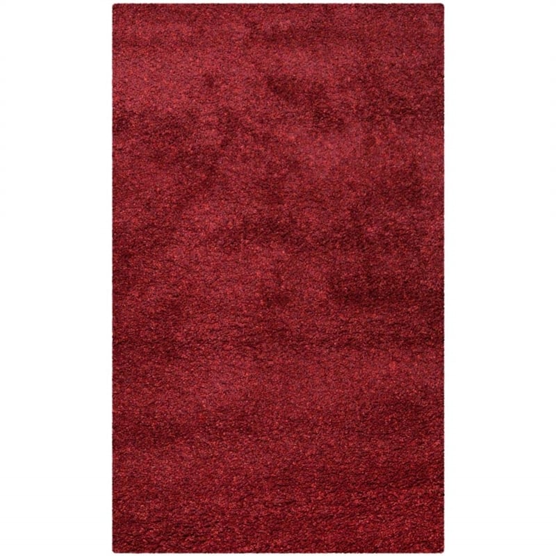 Safavieh California Shag Maroon Shag Rug - 3' x 5'