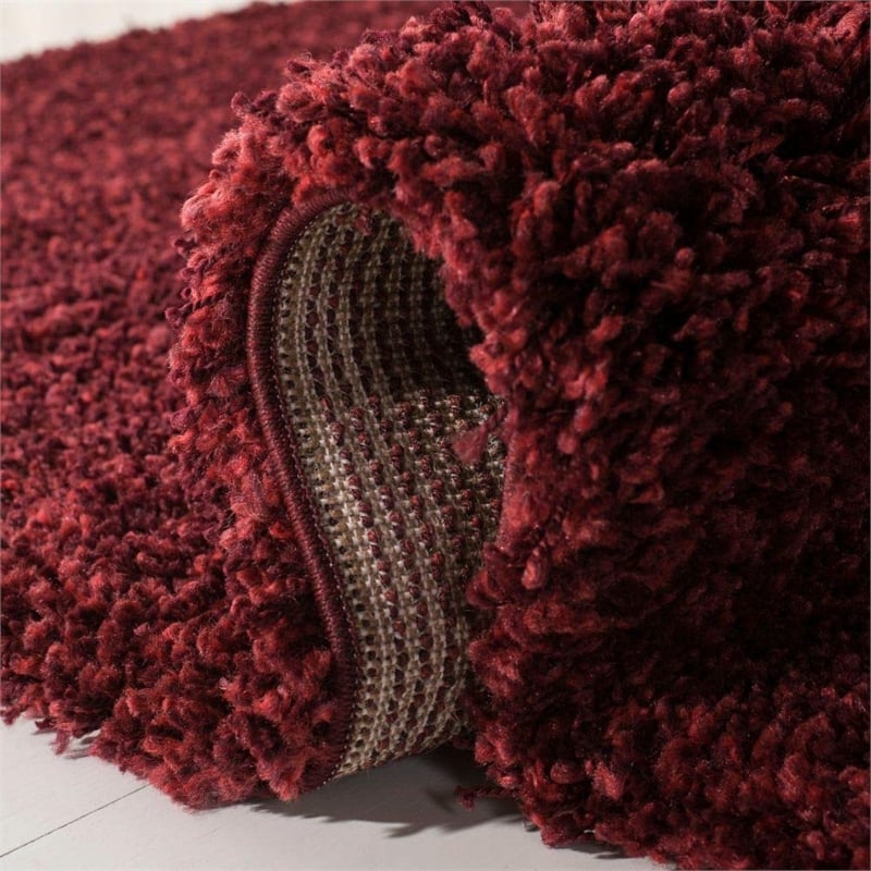 Safavieh California Shag Maroon Shag Rug - 3' x 5'