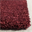Safavieh California Shag Maroon Shag Rug - 4' x 6'