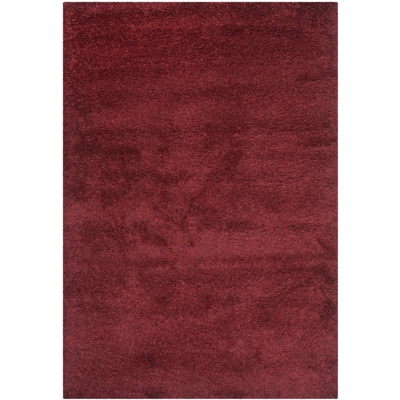 Safavieh California Shag Maroon Shag Rug - 5'3