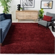 Safavieh California Shag Maroon Shag Rug - 8' x 10'