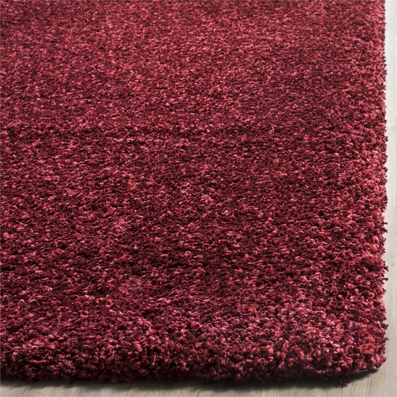 Safavieh California Shag Maroon Shag Rug - 8' x 10'