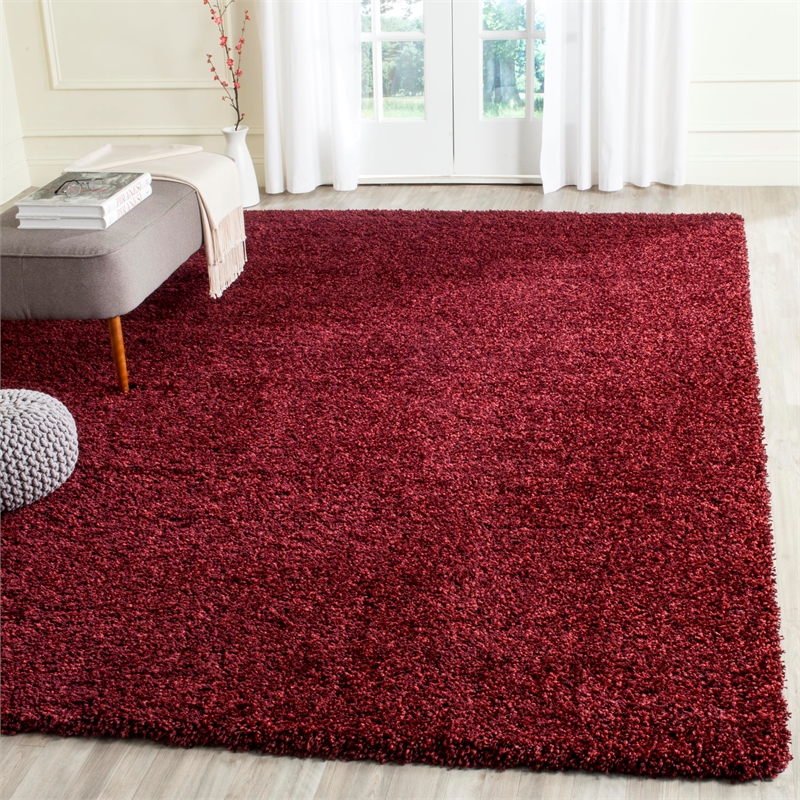 Safavieh California Shag Maroon Shag Rug - 8'6