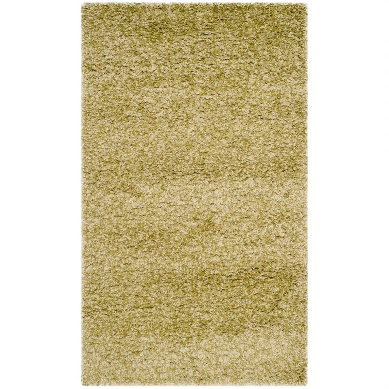 Safavieh Shag Green Shag Rug - 3' x 5'