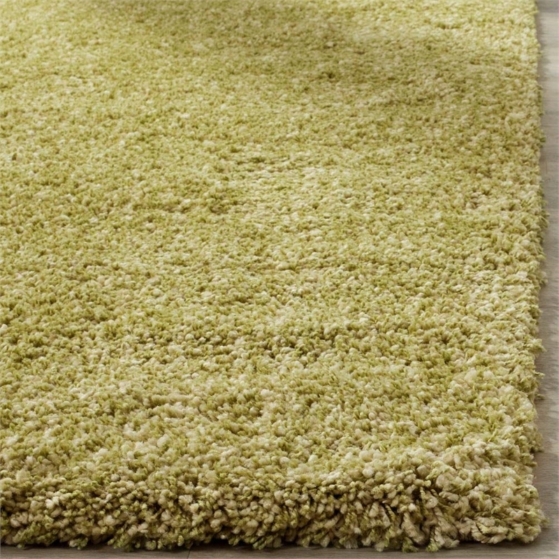 Safavieh Shag Green Shag Rug - 3' x 5'
