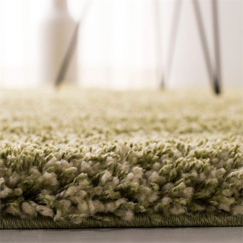 Safavieh Shag Green Shag Rug - 3' x 5'