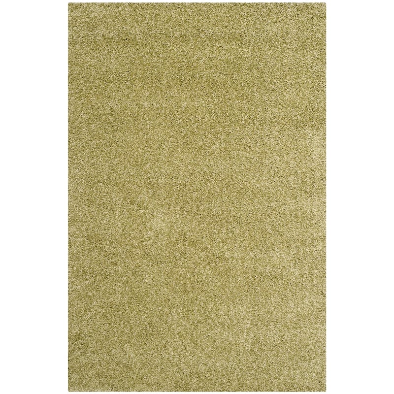 Safavieh California Shag Green Shag Rug - 8' x 10'