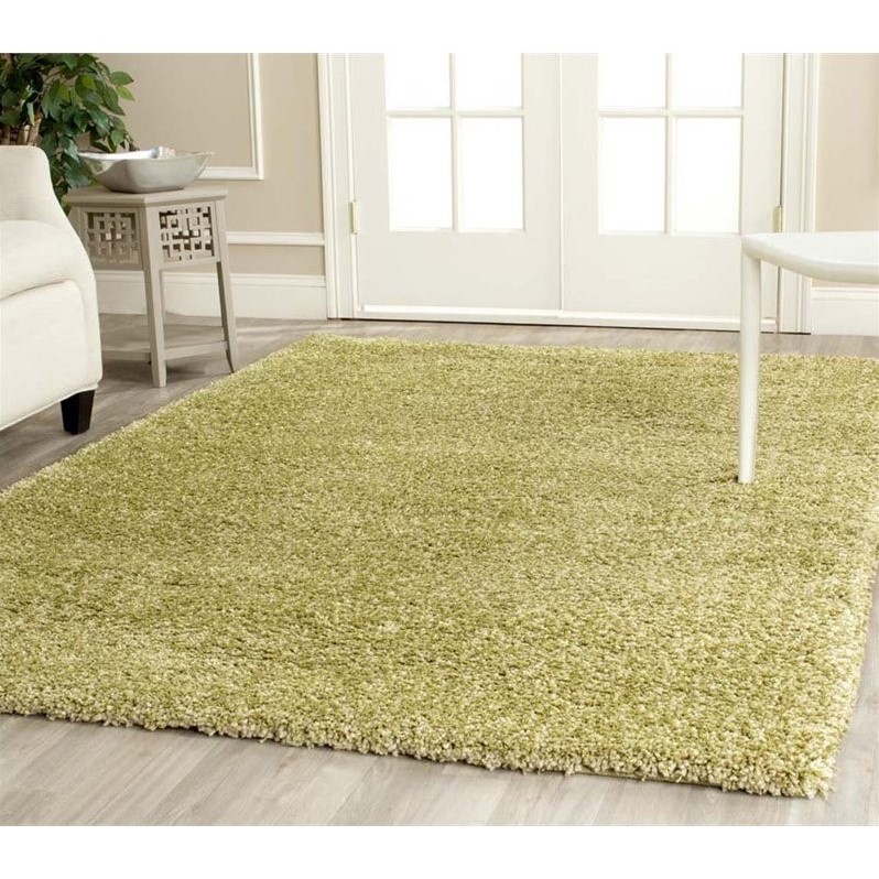 Safavieh California Shag Green Shag Rug - 8' x 10' | eBay