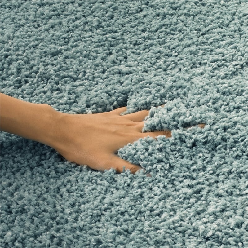 Safavieh California Shag Light Blue Shag Rug - 4' x 6'