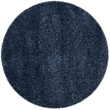 Safavieh Shag Navy Shag Rug - Round 4'