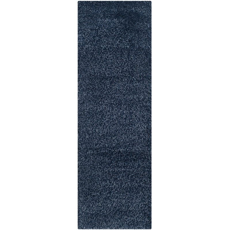 Safavieh Shag Navy Shag Rug - Runner 2'3