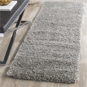 Safavieh California Shag Silver Shag Rug - Runner 2'3&quot x 13'