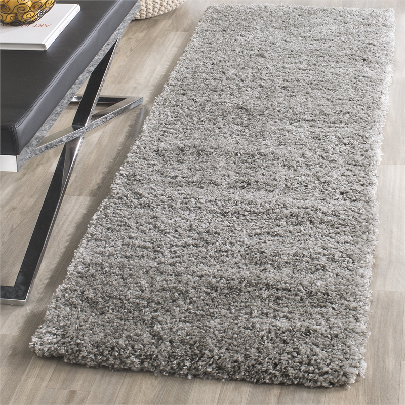 Safavieh California Shag Silver Shag Rug - Runner 2'3