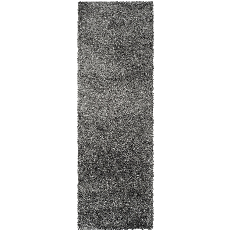 Safavieh California Shag Dark Grey Shag Rug - Runner 2'3