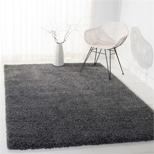 Safavieh California Shag Dark Grey Shag Rug - Square 4'