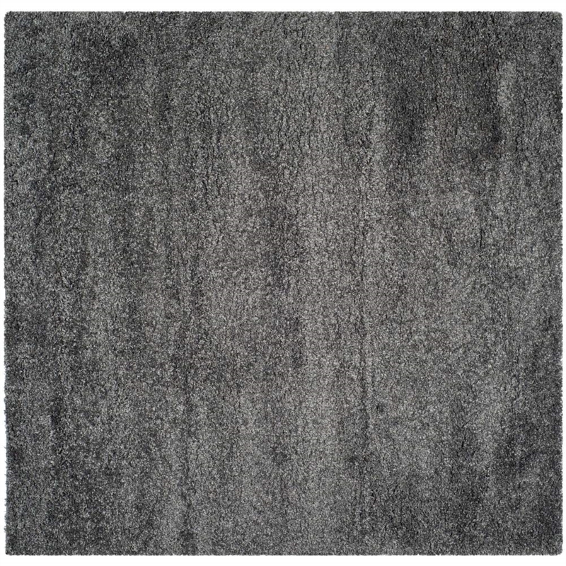 Safavieh California Shag Dark Grey Shag Rug - Square 4'
