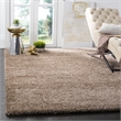 Safavieh Milan Shag Dark Beige Shag Rug - 6' x 9'