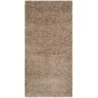 Safavieh Milan Shag Dark Beige Shag Rug - Runner 2' x 4'