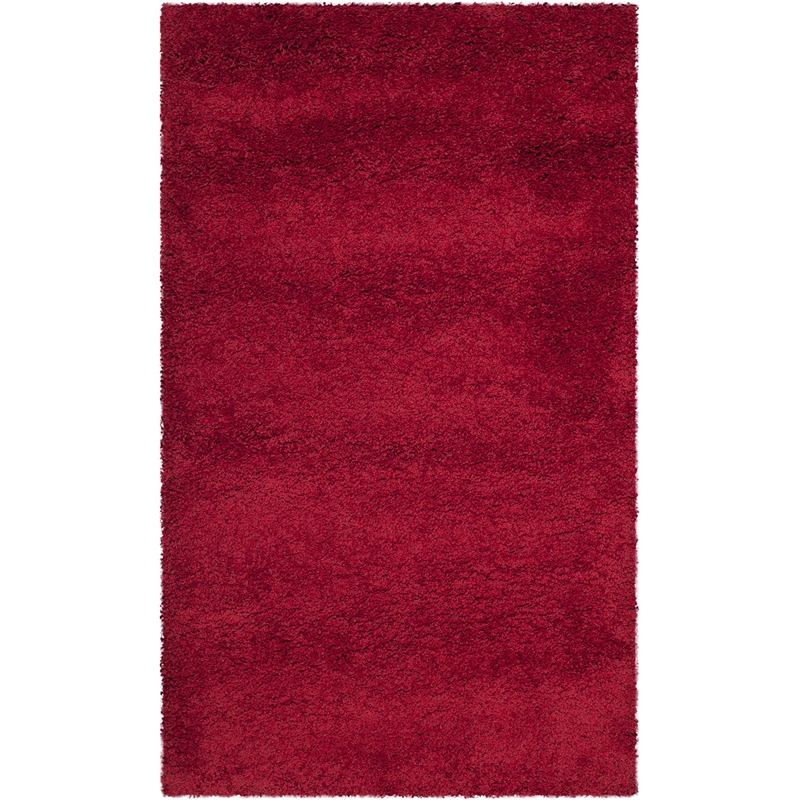 Safavieh Milan Shag Red Shag Rug - 3' x 5'