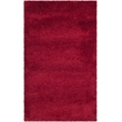 Safavieh Milan Shag Red Shag Rug - 3' x 5'