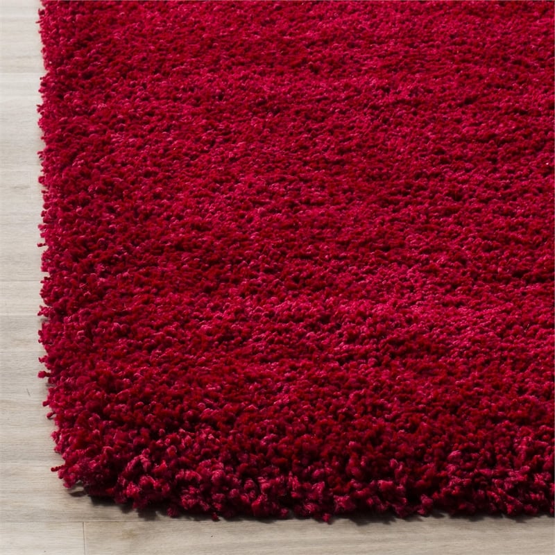 Safavieh Milan Shag Red Shag Rug - 3' x 5'