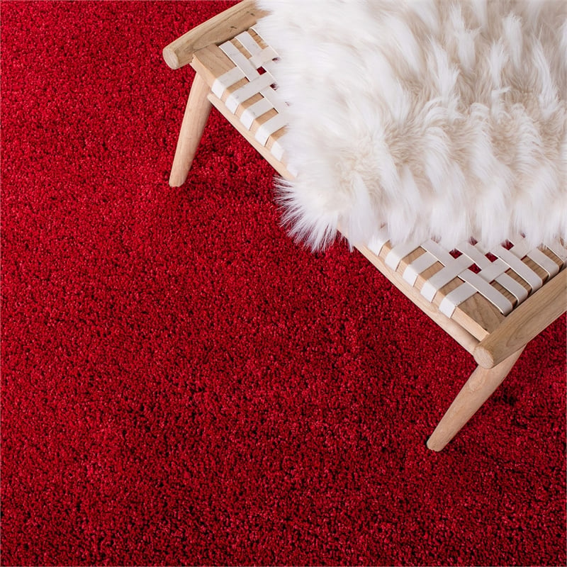 Safavieh Milan Shag Red Shag Rug - 3' x 5'